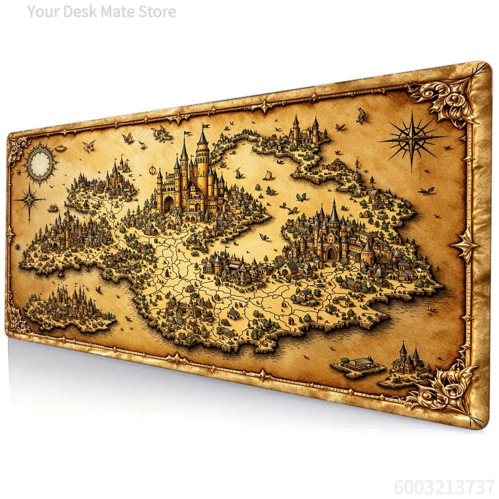 Retro Map Pattern Mouse Pad La - مراجعة Retro Gaming Xl وسعره