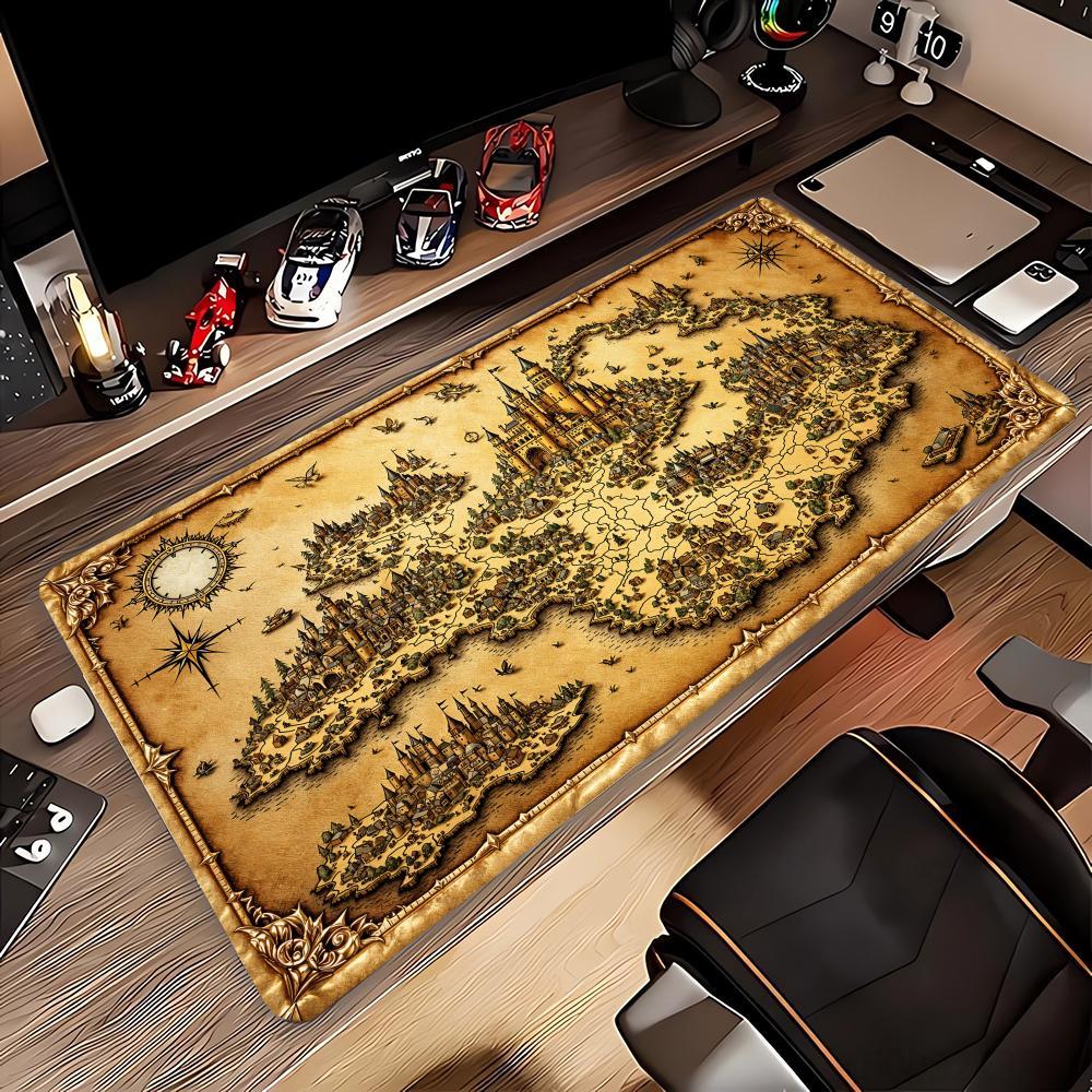Retro Map Pattern Mouse Pad La - مراجعة Retro Gaming Xl وسعره