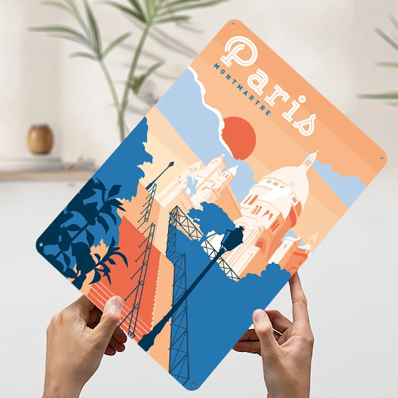 Paris Montmartre Travel Printe - مراجعة Retro Gaming Paris وسعره