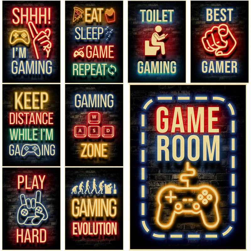 Retro Gaming Quotes Posters Ga - مراجعة Retro Gaming Wallpaper وسعره
