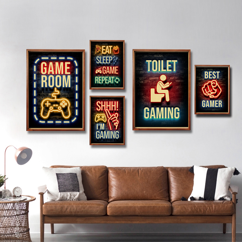 Retro Gaming Quotes Posters Ga - مراجعة Retro Gaming Wallpaper وسعره