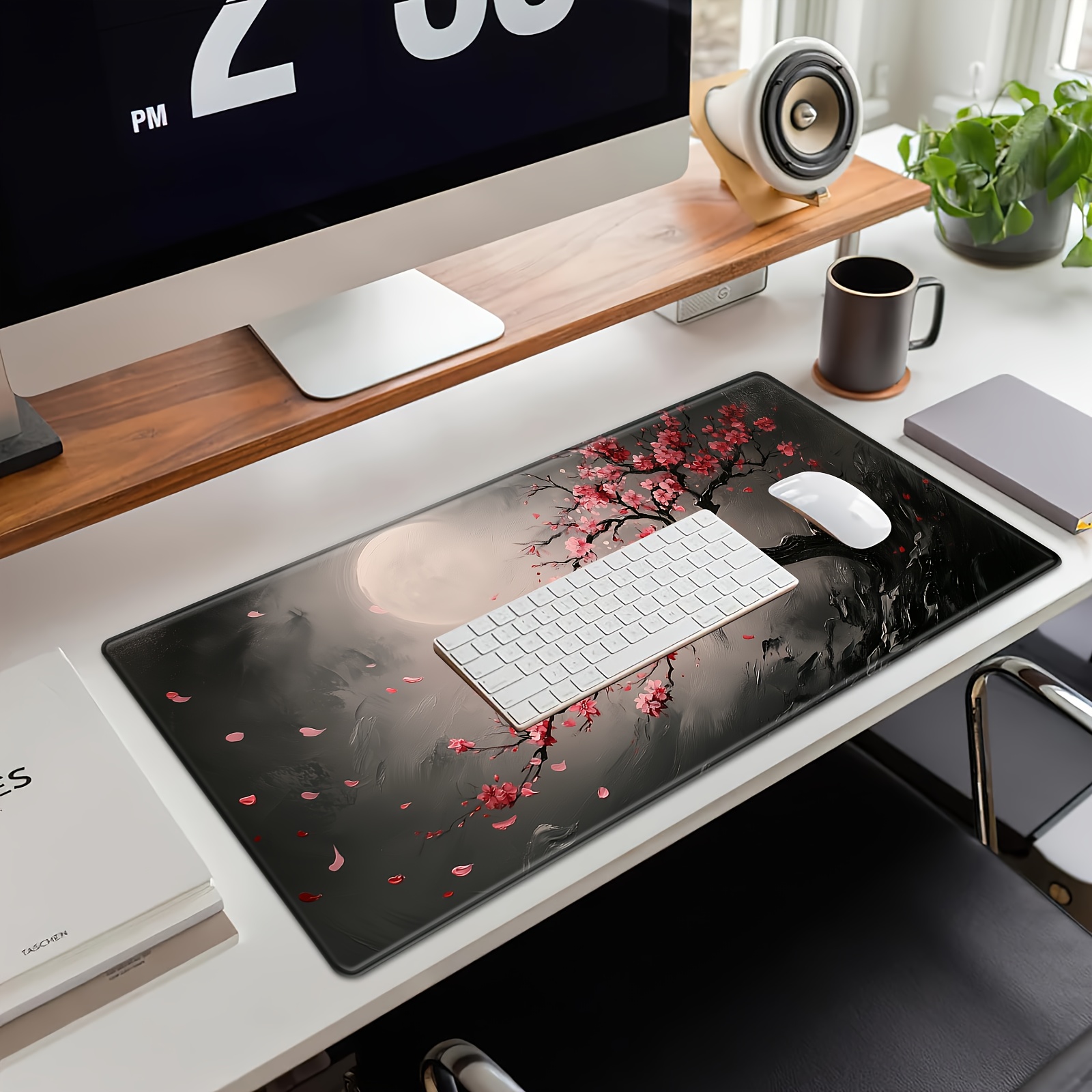 Retro plum blossom design Mous - مراجعة Retro Gaming Xl وسعره