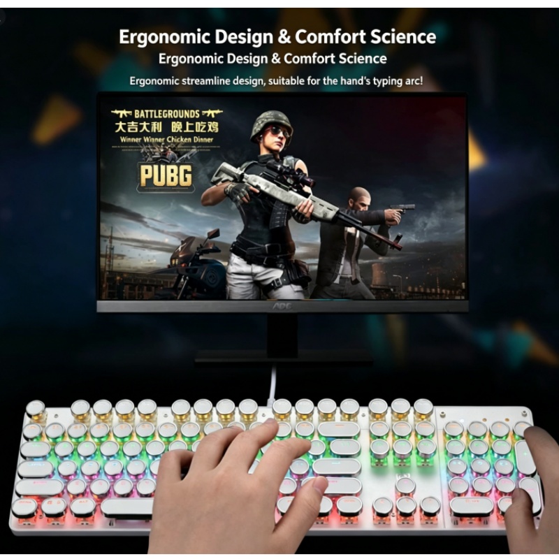 HJK920 Steam Punk Mechanical W - مراجعة Retro Gaming Lounge وسعره