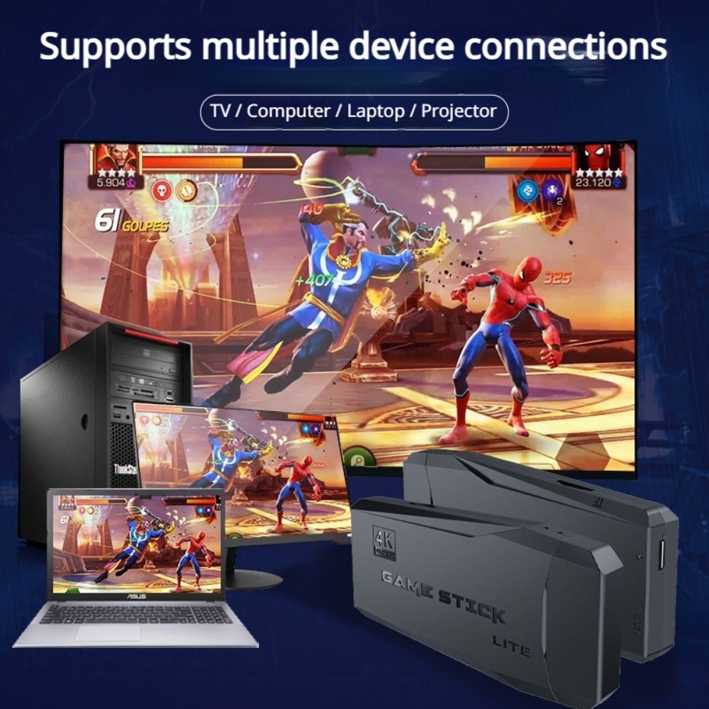 Portable 4K Retro Game Stick C - مراجعة Retro Gaming Com وسعره