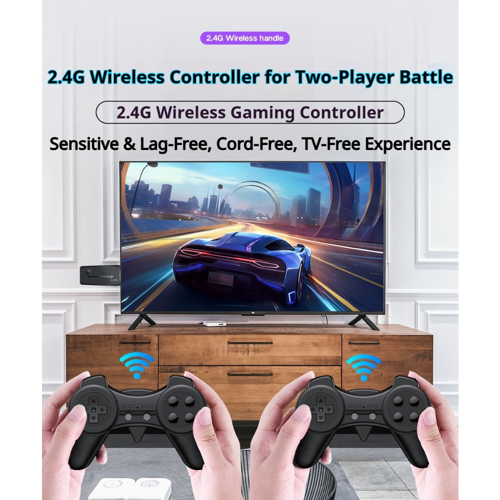 Portable 4K Retro Game Stick C - مراجعة Retro Gaming Com وسعره