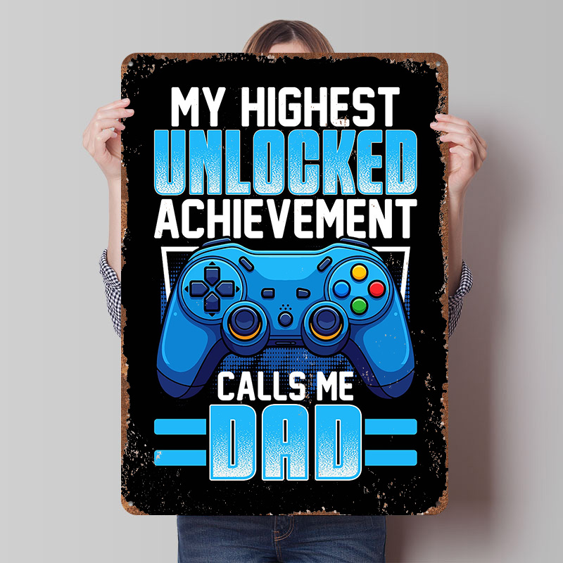 Gaming Dad Achievement Tin Pos - مراجعة Retro Gaming Achievements وسعره
