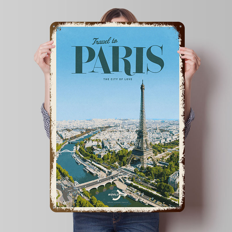 Travel to Paris Printed Poster - مراجعة Retro Gaming Paris وسعره