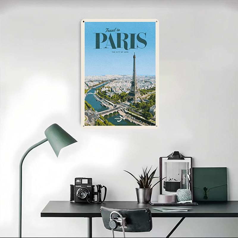 Travel to Paris Printed Poster - مراجعة Retro Gaming Paris وسعره