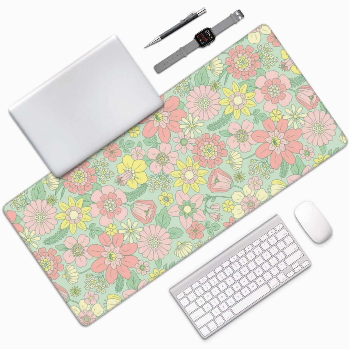 Large Mouse Pad Retro Spring F - مراجعة Retro Gaming Keyboard And Mouse وسعره