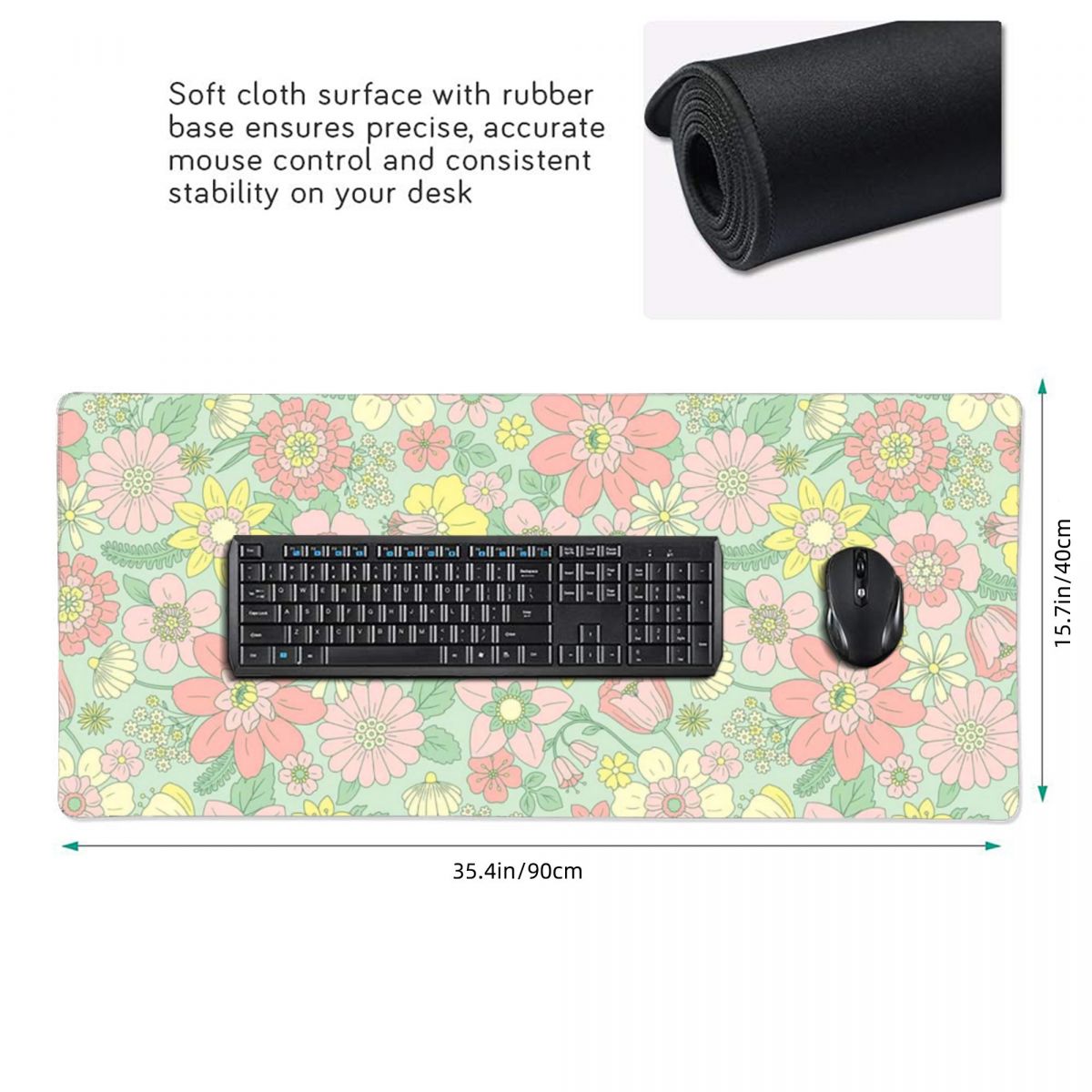 Large Mouse Pad Retro Spring F - مراجعة Retro Gaming Keyboard And Mouse وسعره