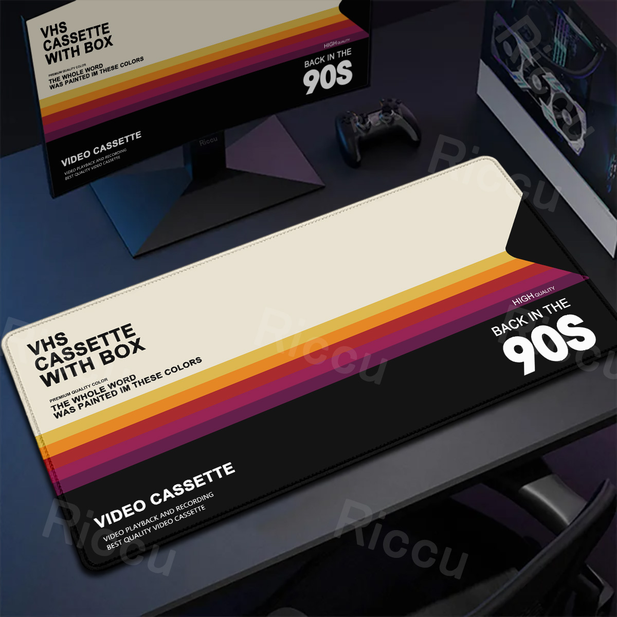 Retro VHS Style Mouse Pad Xxl  - مراجعة Retro Gaming Keyboard And Mouse وسعره