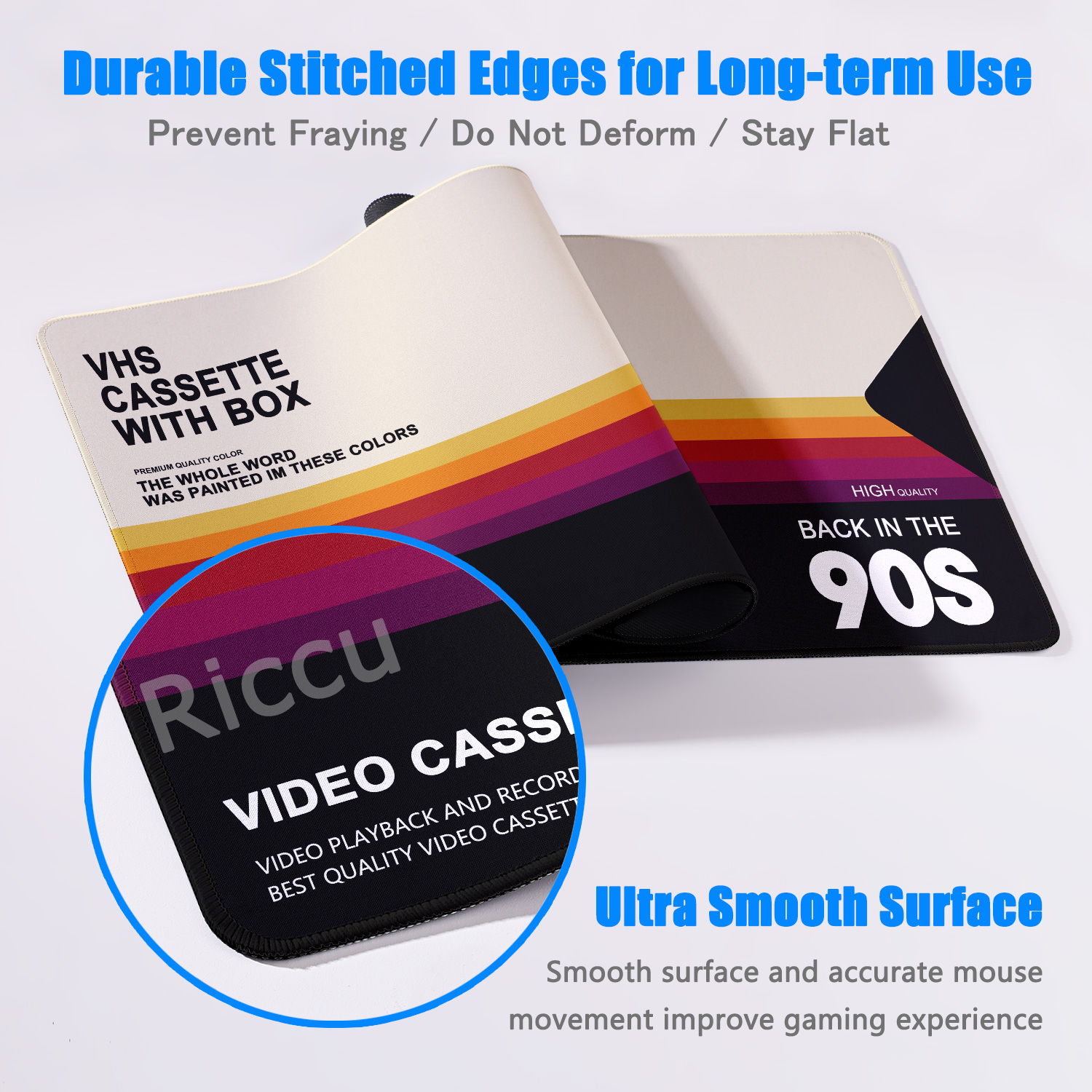 Retro VHS Style Mouse Pad Xxl  - مراجعة Retro Gaming Keyboard And Mouse وسعره