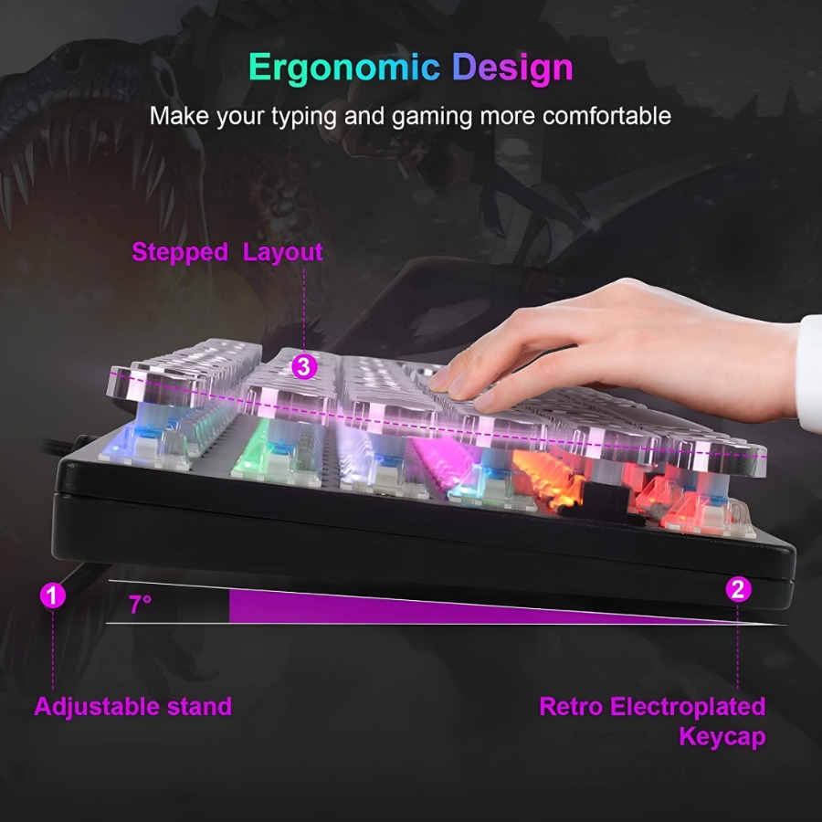 Mechanical Gaming Keyboard Typ - مراجعة Retro Gaming For Windows وسعره