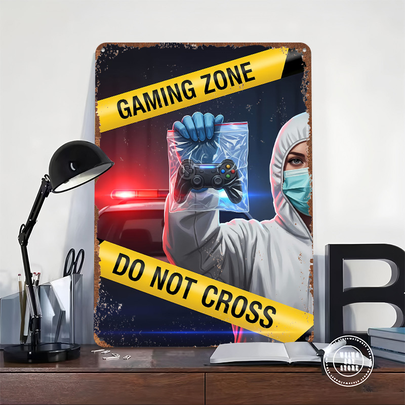 Gaming Zone Do Not Cross Metal - مراجعة Retro Gaming Zone وسعره