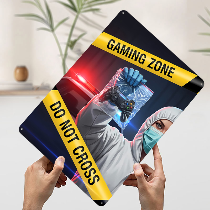 Gaming Zone Do Not Cross Metal - مراجعة Retro Gaming Zone وسعره