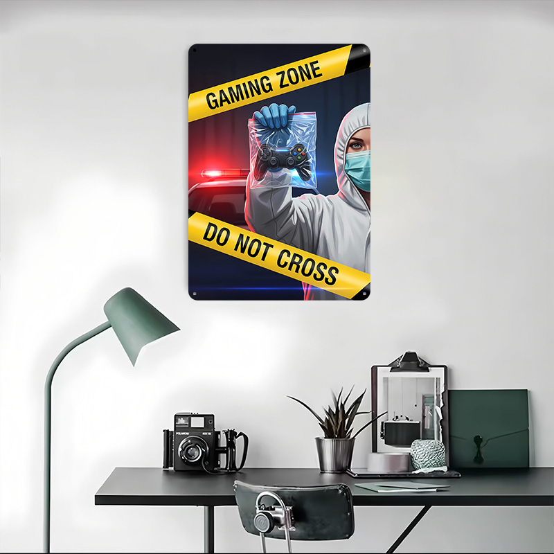 Gaming Zone Do Not Cross Metal - مراجعة Retro Gaming Zone وسعره