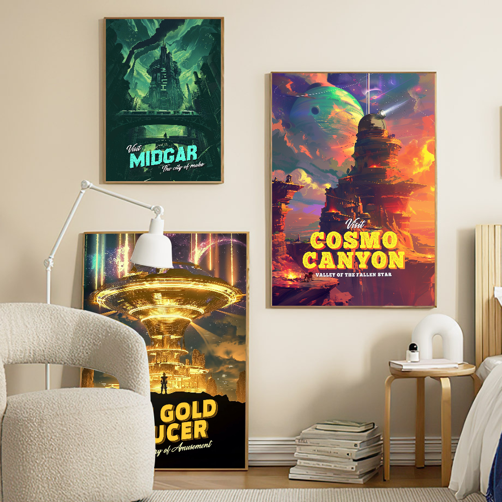 Final Fantasy Series Gaming Se - مراجعة Retro Gaming Wallpaper وسعره