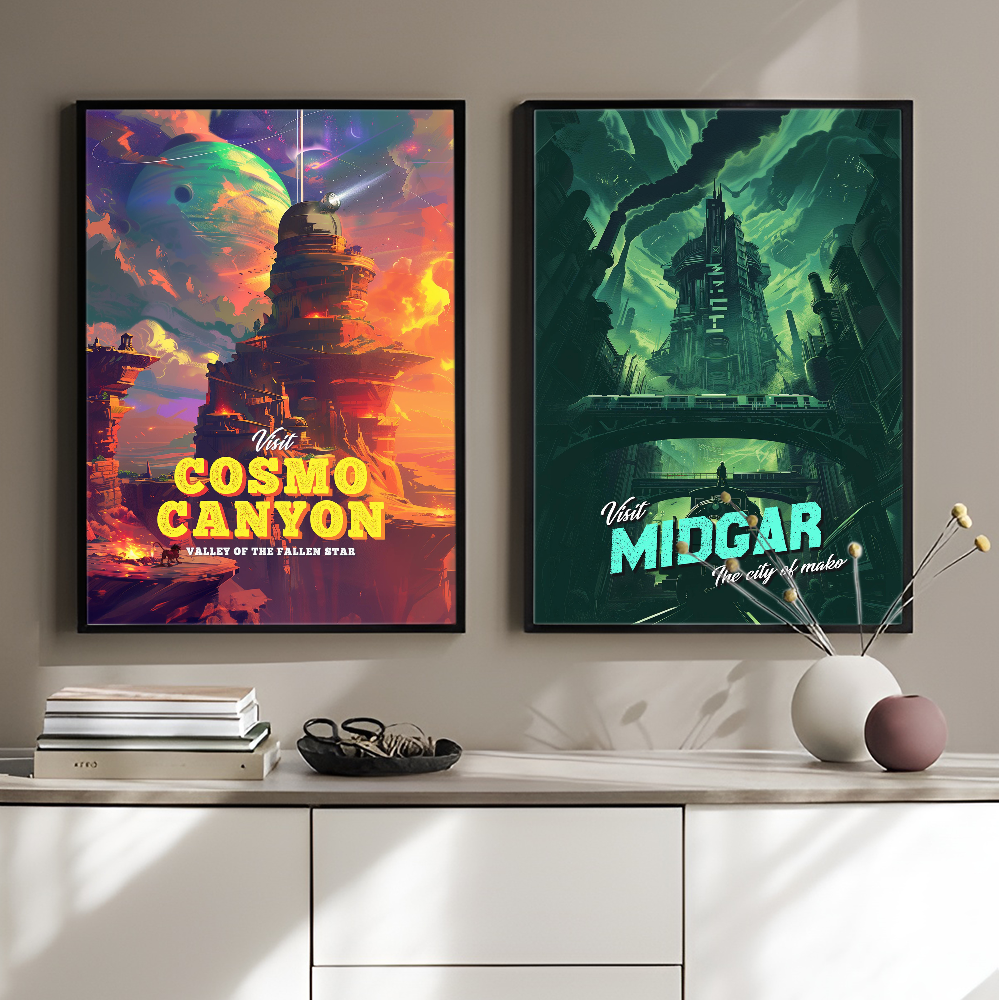Final Fantasy Series Gaming Se - مراجعة Retro Gaming Wallpaper وسعره