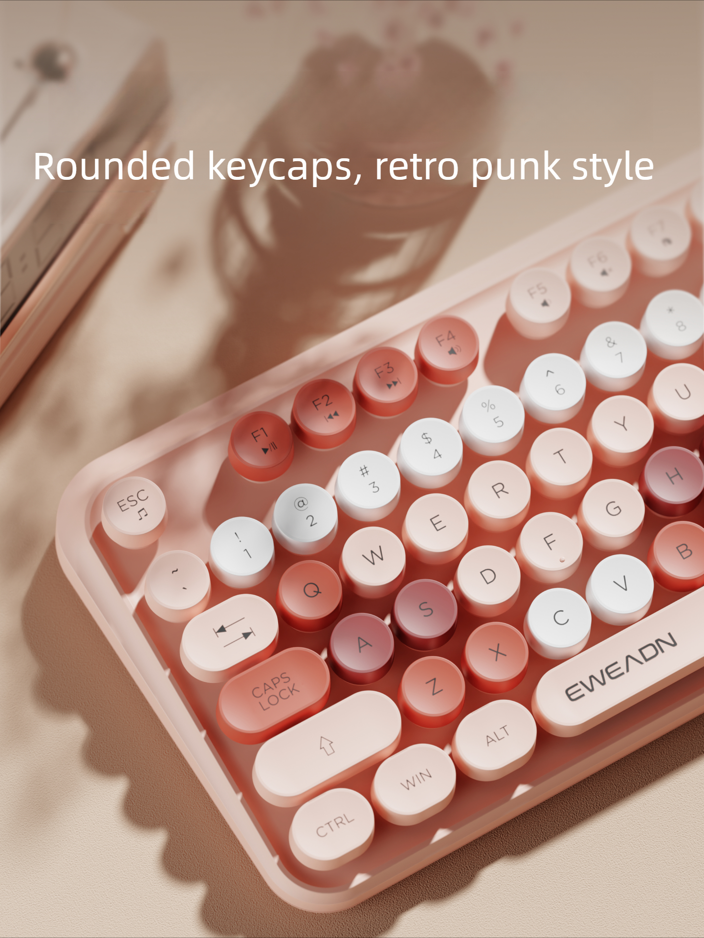 EWEADN V96 Wireless Keyboard M - مراجعة Retro Gaming Keyboard And Mouse وسعره