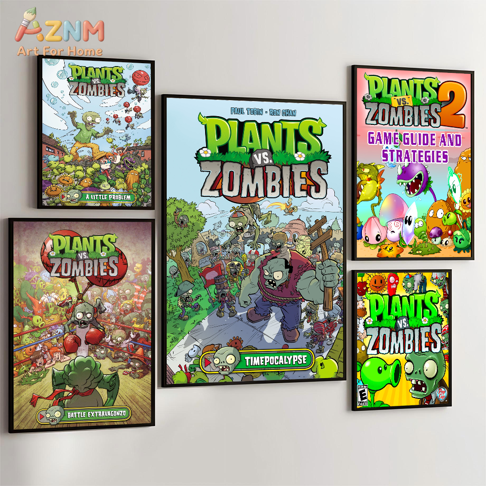 AZNM Plants vs Zombies Game Ca - مراجعة Retro Gaming Wallpaper وسعره