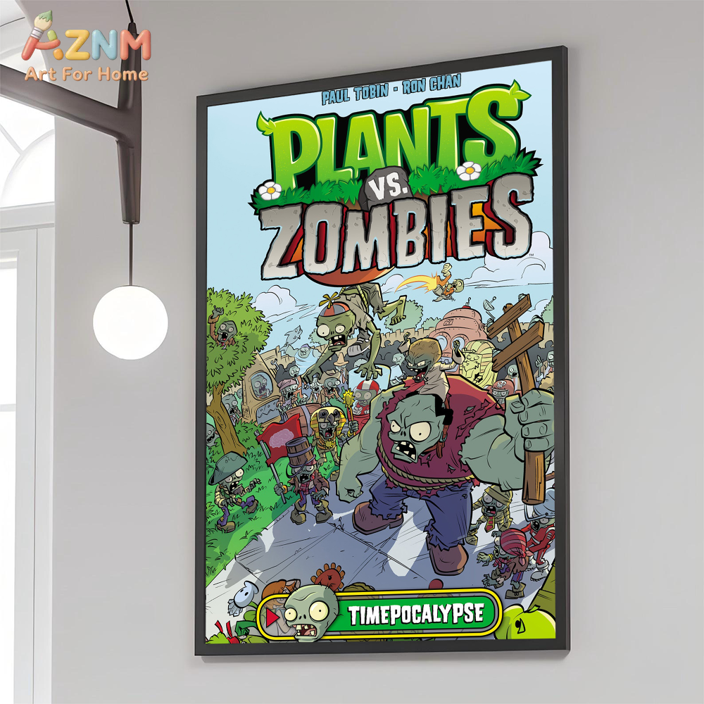 AZNM Plants vs Zombies Game Ca - مراجعة Retro Gaming Wallpaper وسعره