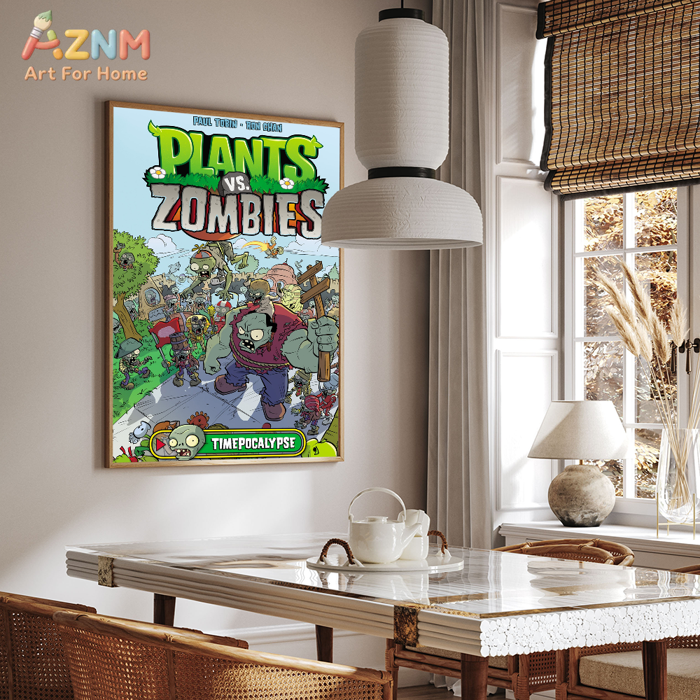 AZNM Plants vs Zombies Game Ca - مراجعة Retro Gaming Wallpaper وسعره
