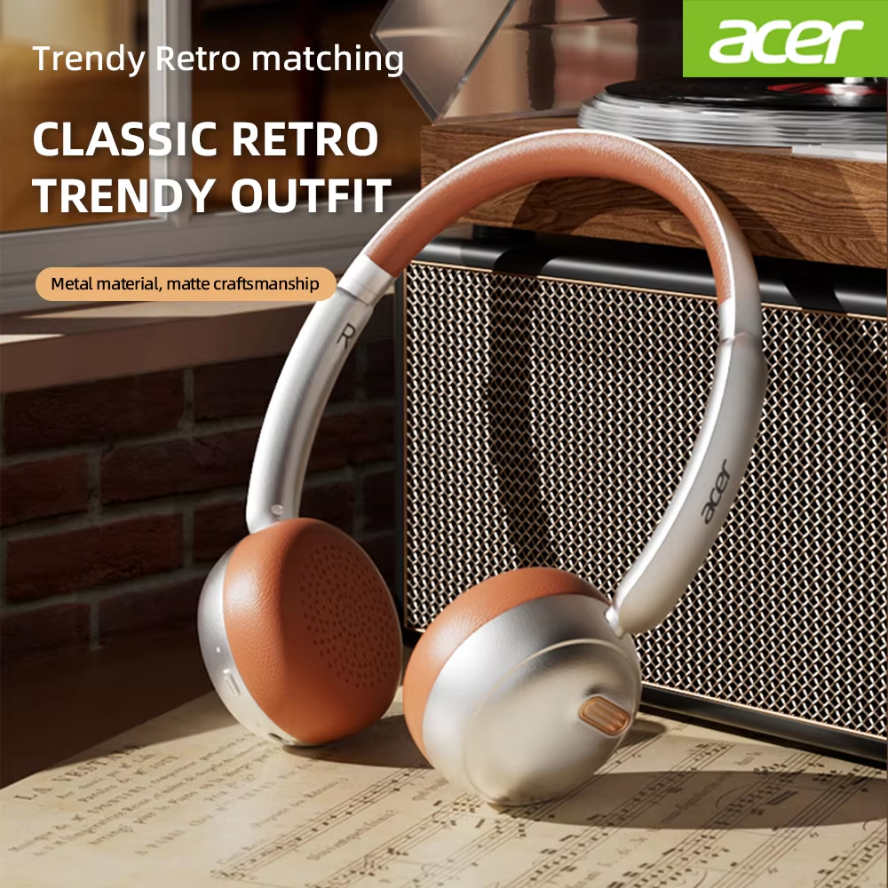 Acer OHW111 Bluetooth Headphon - مراجعة Retro Gaming Cable وسعره