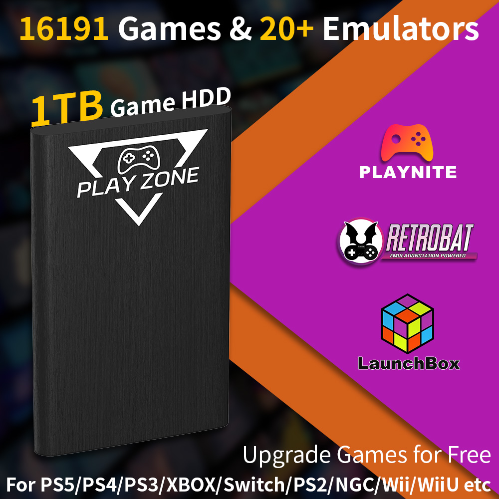 Play Zone 1TB Portable Gaming  - مراجعة Retro Gaming Zone وسعره