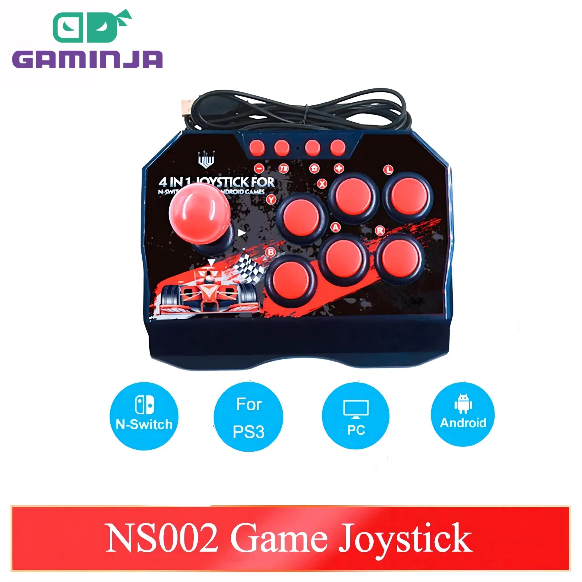 GAMINJA NS002 4 In 1 Retro Arc - مراجعة Raspberry Pi Retropie وسعره