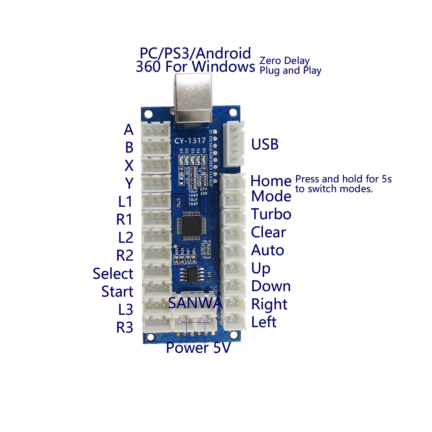 SJ@JX Arcade USB Encoder LED B - مراجعة Raspberry Pi Retropie وسعره