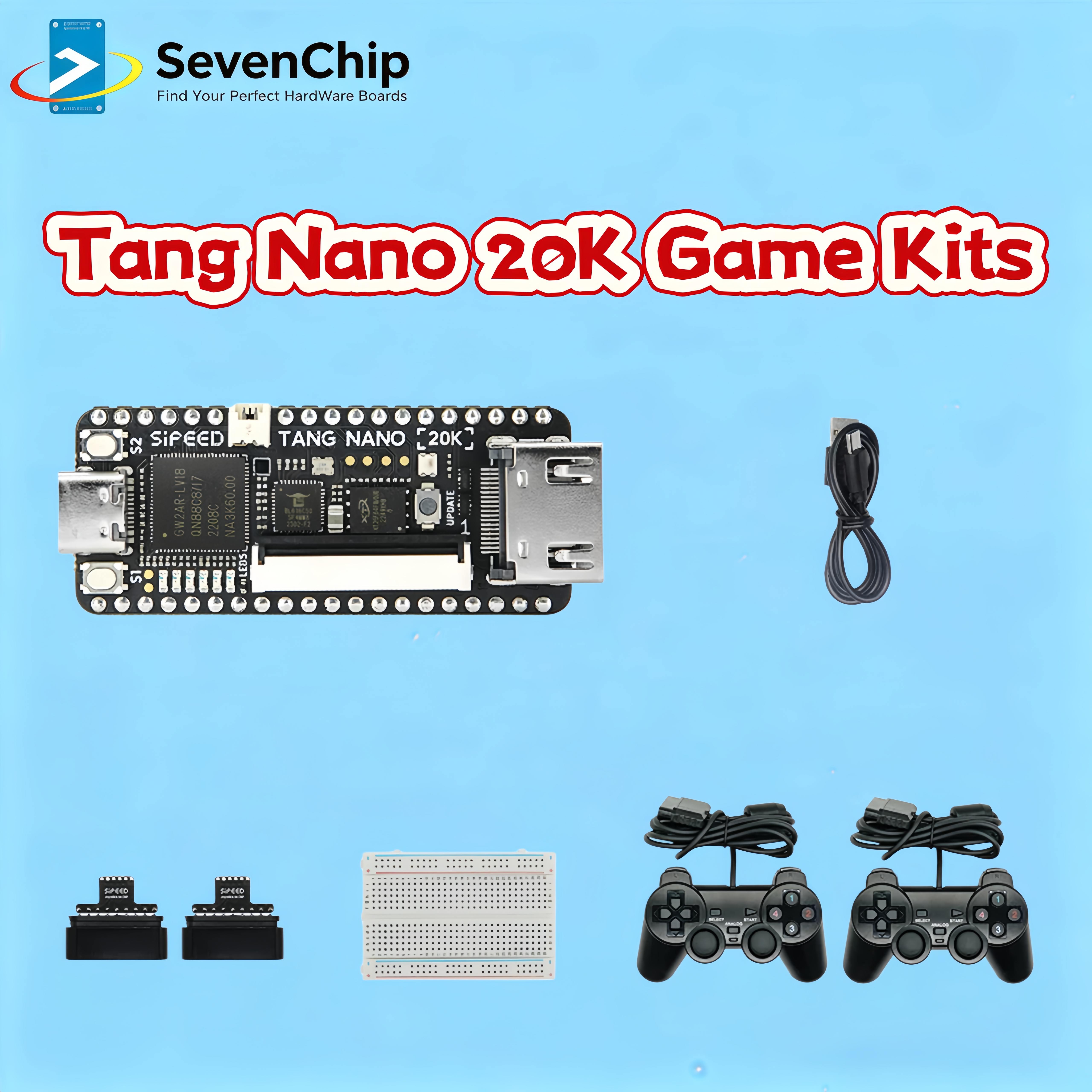 SevenChip Tang Nano 20K FPGA G - مراجعة Retro Gaming Cable وسعره