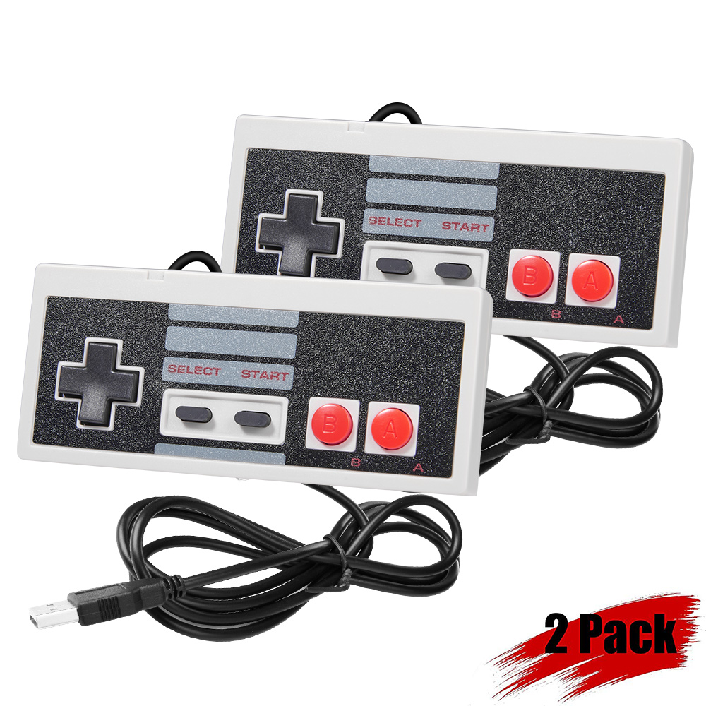2PCS Wired USB for Nes Gamepad - مراجعة Raspberry Pi Retropie وسعره