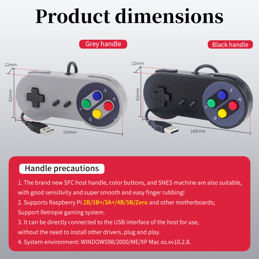 USB Retro Gamepad for PC NESPi - مراجعة Raspberry Pi Retropie وسعره