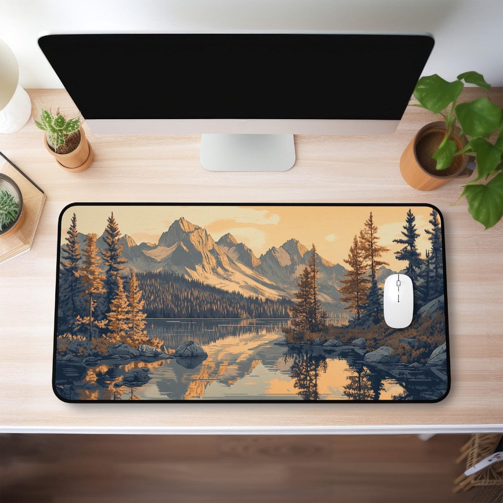 Retro Art Mountain Landscape D - مراجعة Retro Gaming Xl وسعره