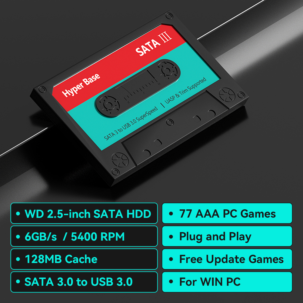 2TB Game Hard Drive With 77 PC - مراجعة Retro Gaming Hdd وسعره