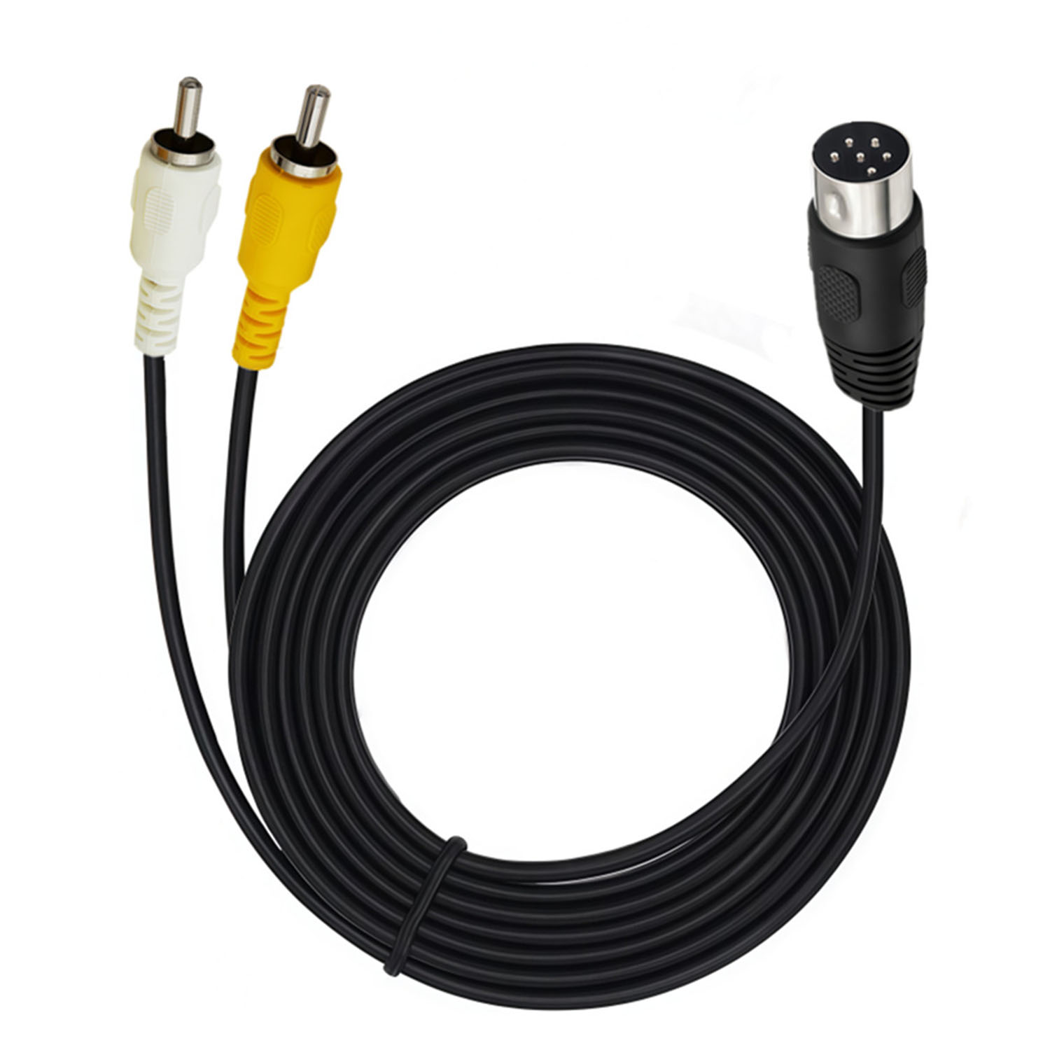 Composite AV Signal Cable DIN  - مراجعة Retro Gaming Cable وسعره