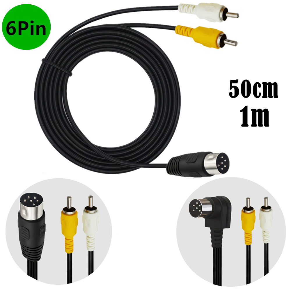 Composite AV Signal Cable DIN  - مراجعة Retro Gaming Cable وسعره