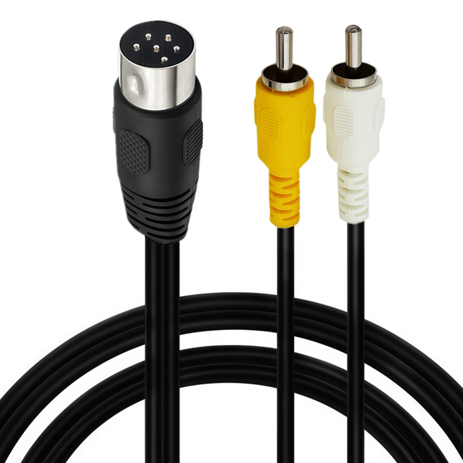 Composite AV Signal Cable DIN  - مراجعة Retro Gaming Cable وسعره