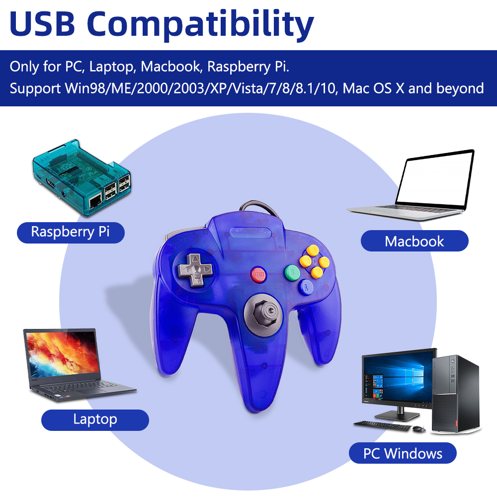 N64 Controller Classic USB Wir - مراجعة Retro Gaming Com وسعره