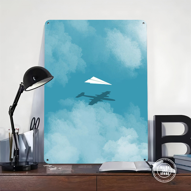 Paper Plane Printed Poster Cus - مراجعة Retro Gaming Wallpaper وسعره