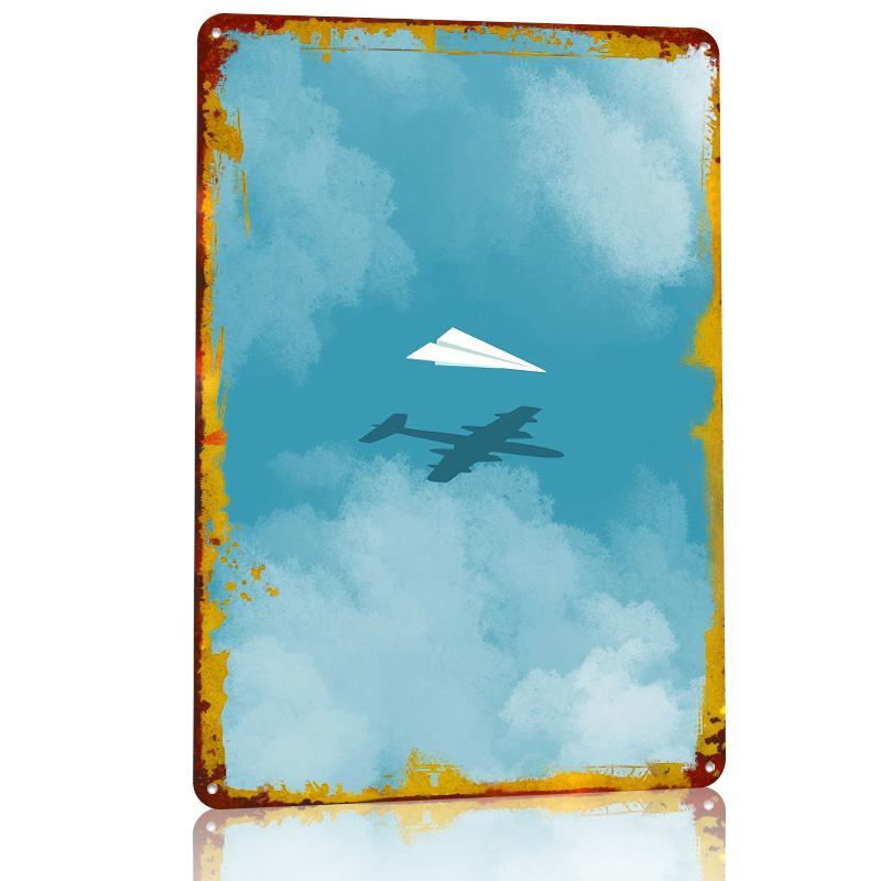 Paper Plane Printed Poster Cus - مراجعة Retro Gaming Wallpaper وسعره