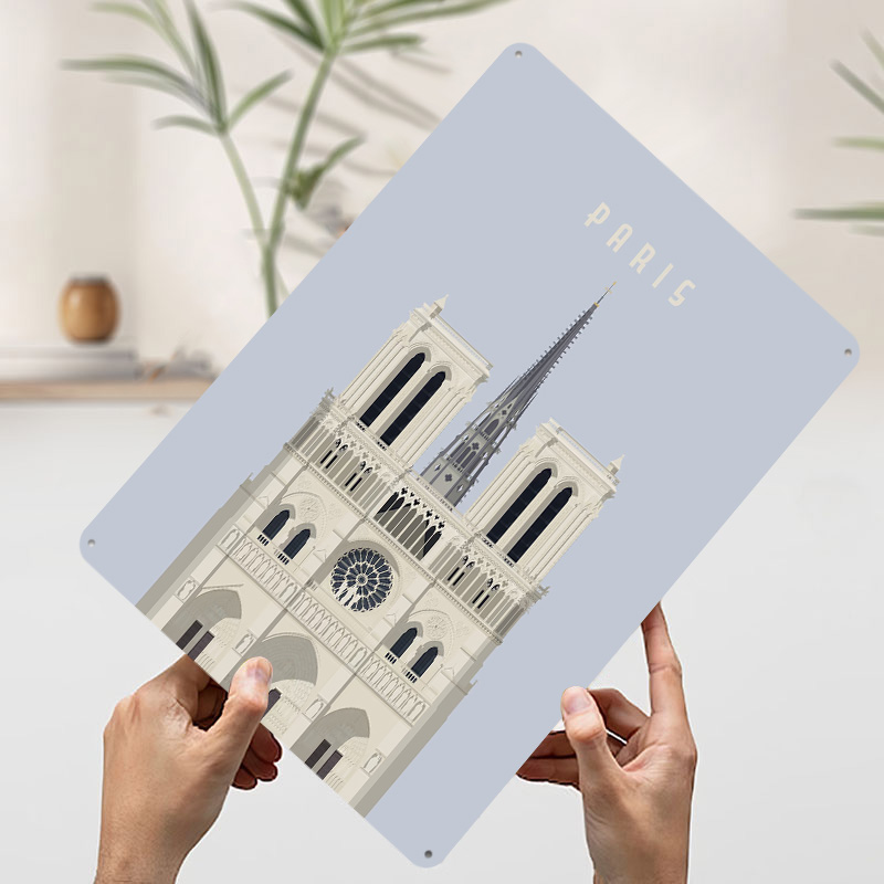 Paris Travel Tinplate Poster C - مراجعة Retro Gaming Paris وسعره