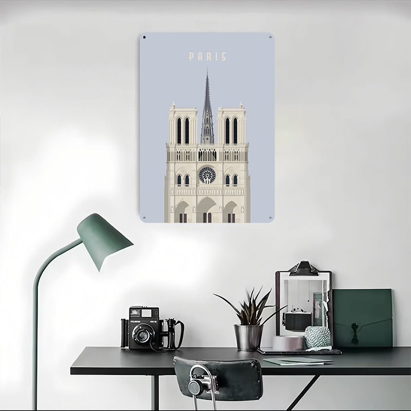 Paris Travel Tinplate Poster C - مراجعة Retro Gaming Paris وسعره