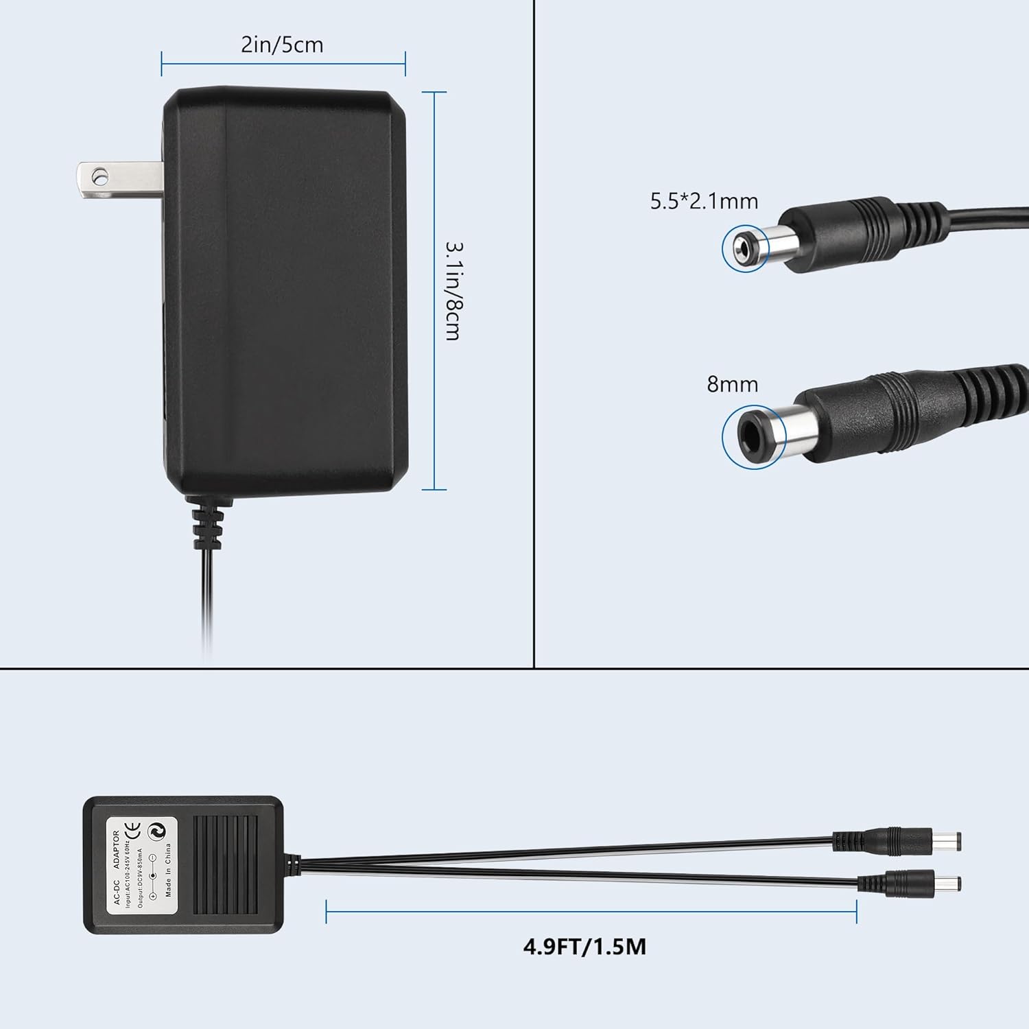 US Plug 3 in 1 AC Power Supply - مراجعة Retro Gaming Cable وسعره