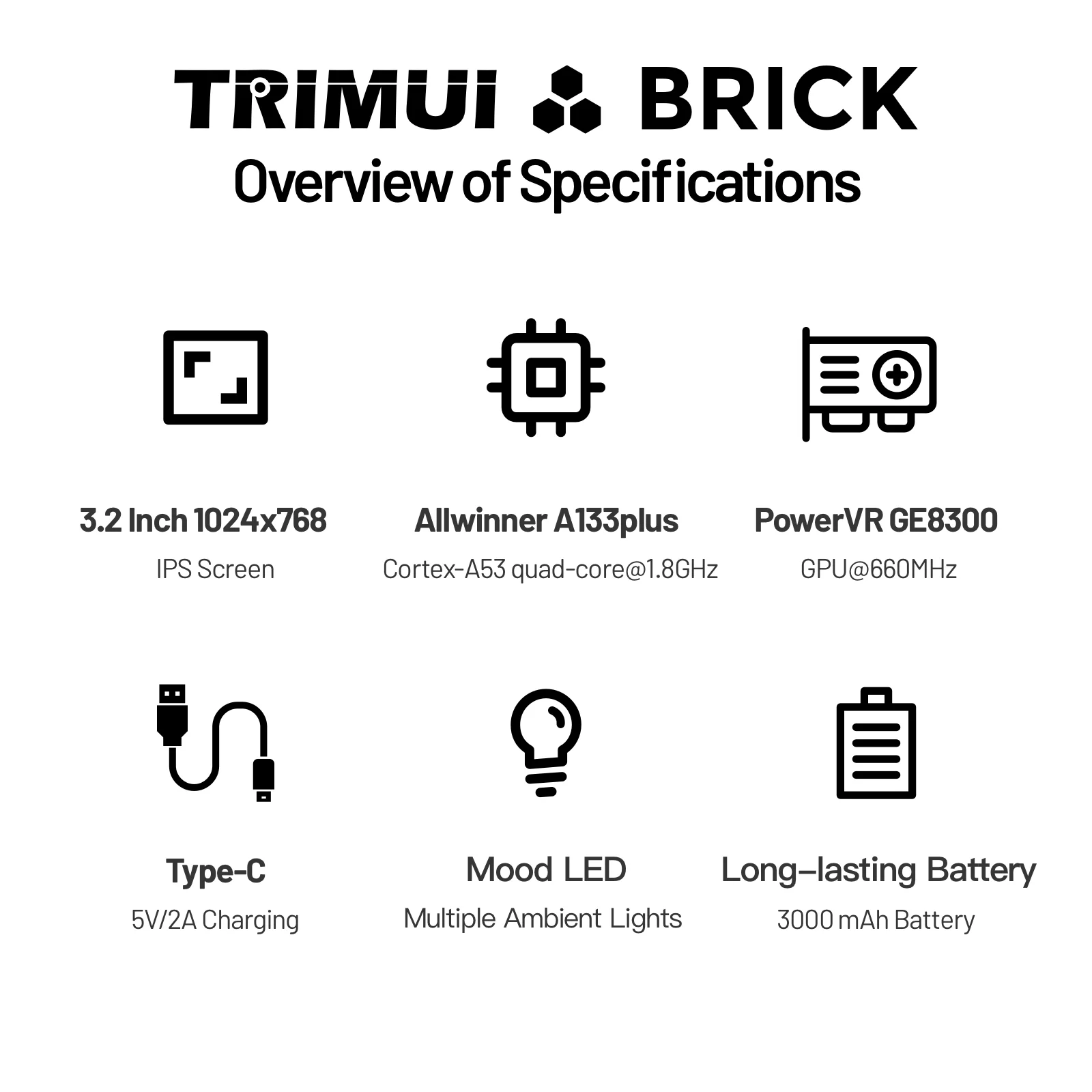 TRIMUI BRICK Handheld Game Con - مراجعة Retro Gaming Usb وسعره