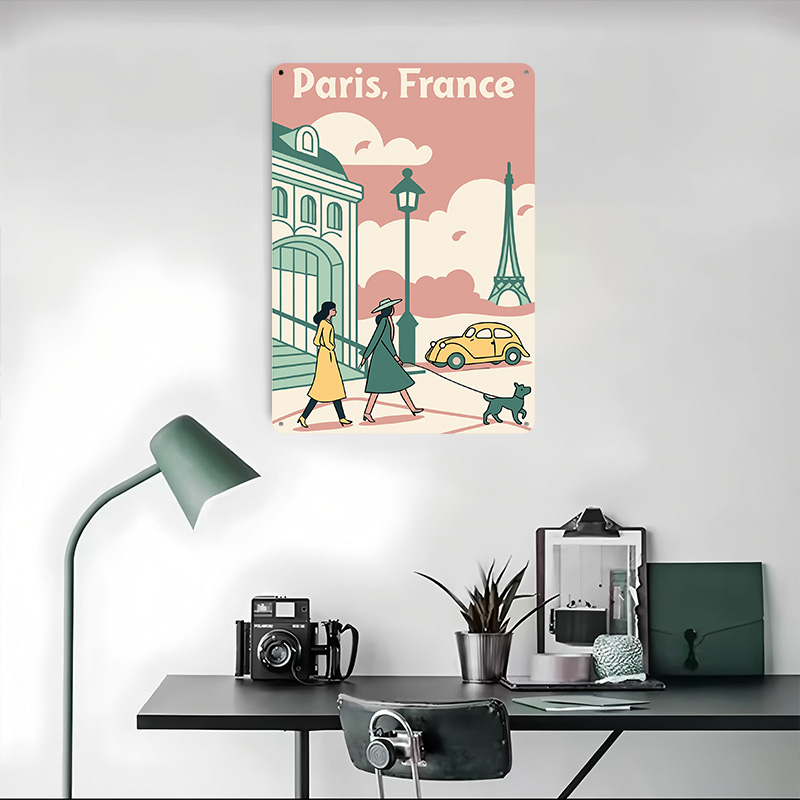 Paris France Travel Printed Po - مراجعة Retro Gaming Paris وسعره