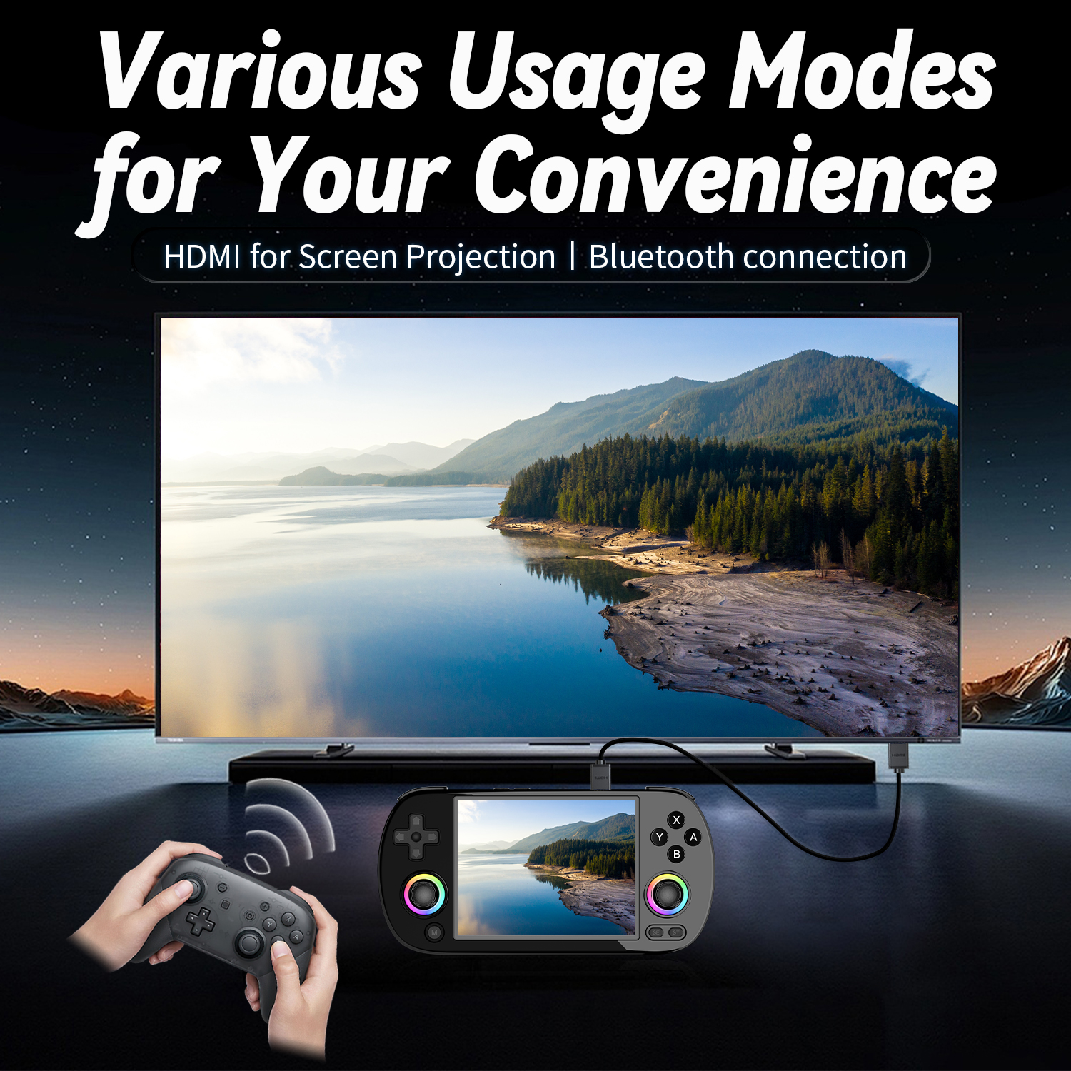Anbernic RG40XX H Handheld Gam - مراجعة Retro Gaming Com وسعره