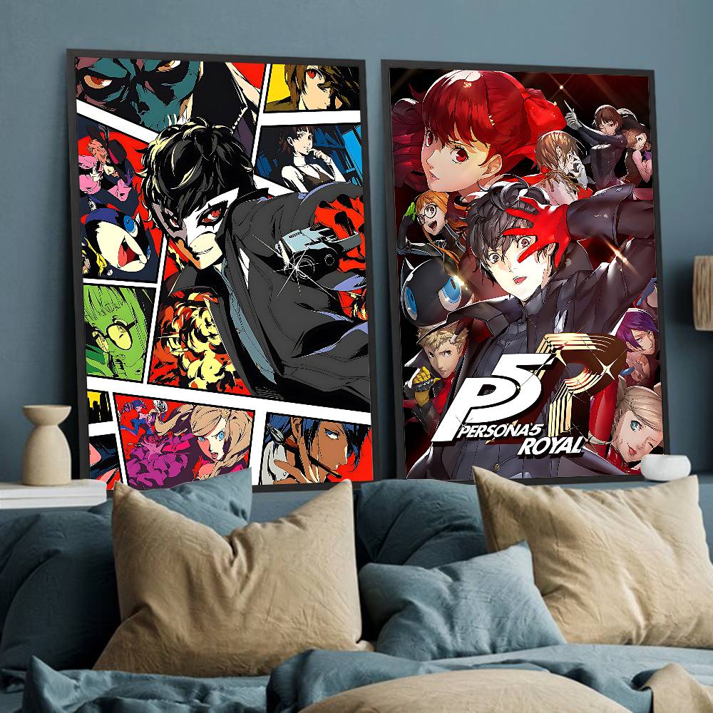 Hot Video Game P-Persona 5 Gam - مراجعة Retro Gaming Wallpaper وسعره