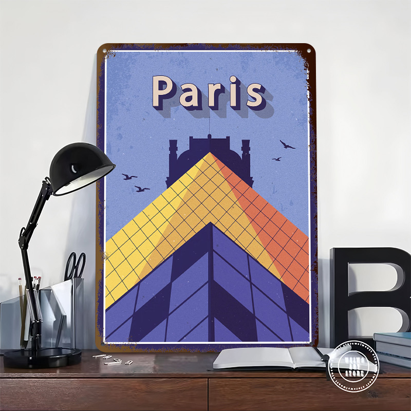 Travel to Paris Metal Poster C - مراجعة Retro Gaming Paris وسعره