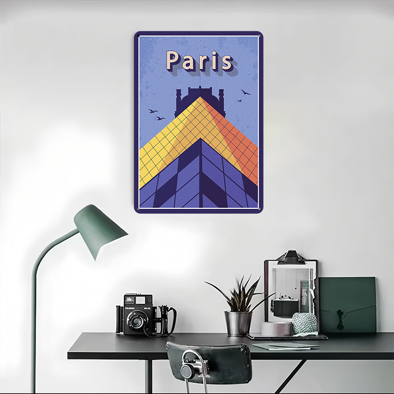 Travel to Paris Metal Poster C - مراجعة Retro Gaming Paris وسعره